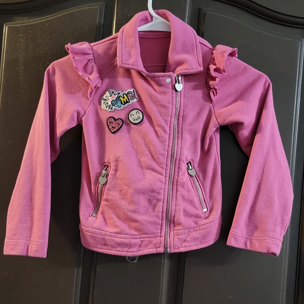 COTTON BIKER JACKET (Girls)